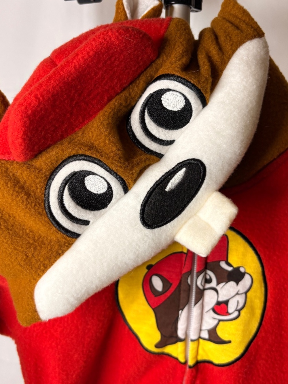 NEW Buc-ee's Beaver Mascot Union Hooded Body Suit Size Kids 3T PJs/Costume NWT